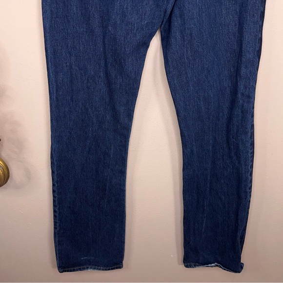 34x37 Levis 517 Dark Blue Denim Jeans Cotton Boot Cut Style - Picture 5 of 14